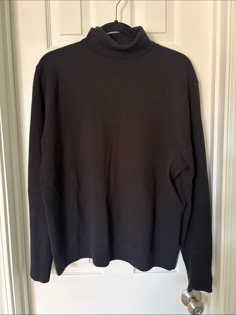 Banana Republic Black Wool Turtleneck Sweater